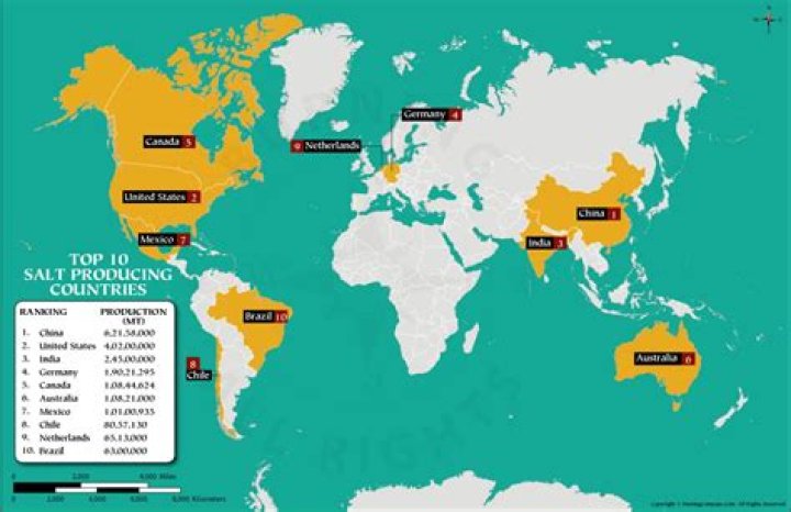 Which country imports the most salt?