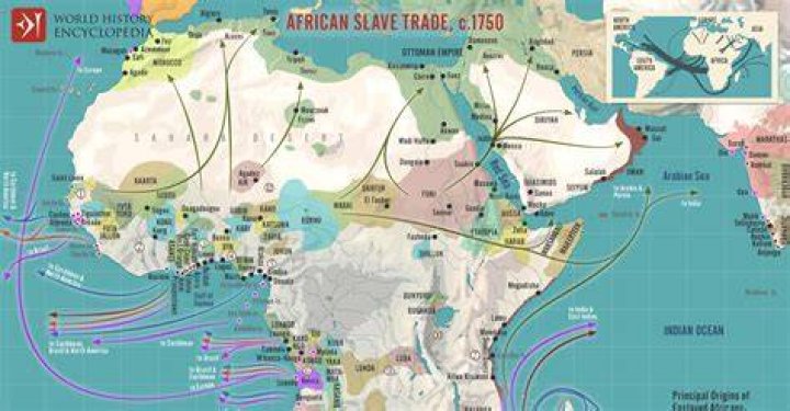 Which European country first took slaves from Africa?