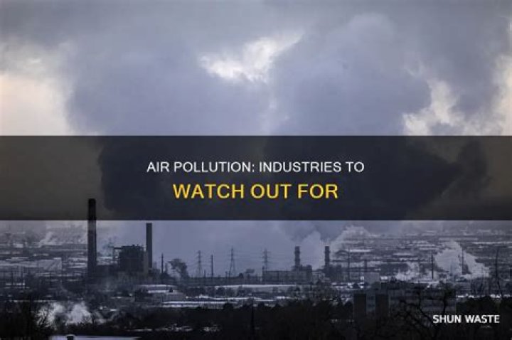 Which industries are responsible for air pollution?
