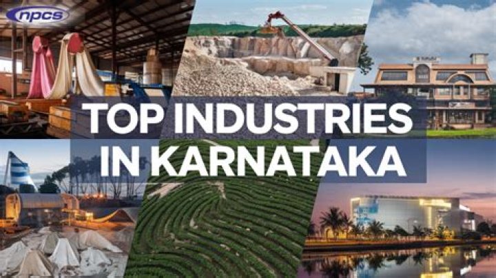 Which is the largest industry in Karnataka?