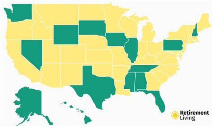 Which states do not tax pensions from other states?
