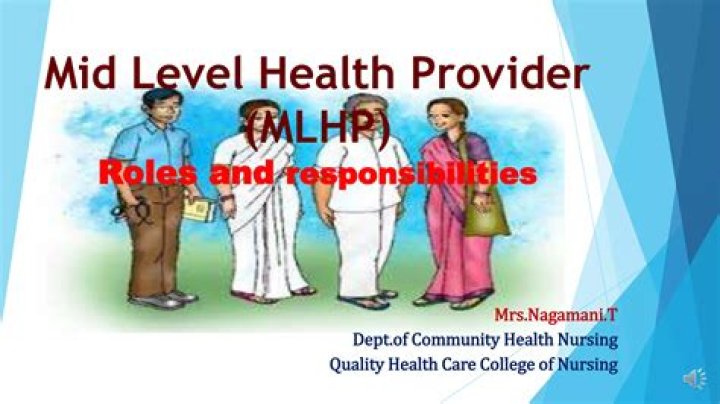 Who are mid-level health workers?