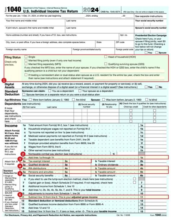 Who can file a 1040A?