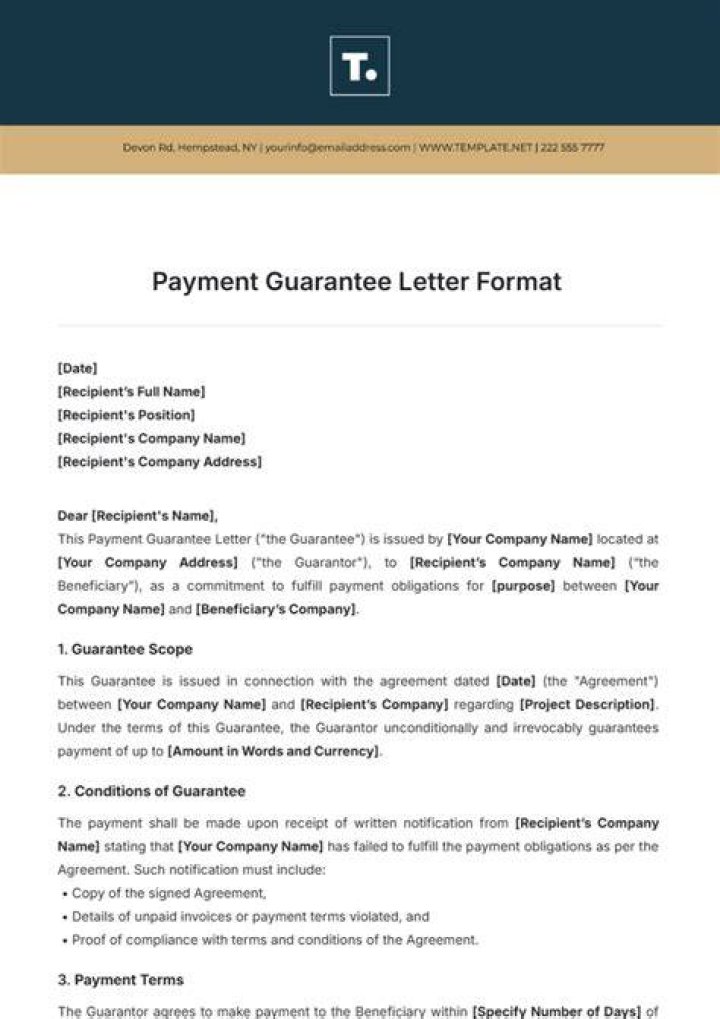Who can receive a guaranteed payment?