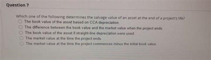 Who determines salvage value?