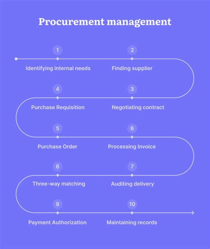 Who does the procurement manager report to?