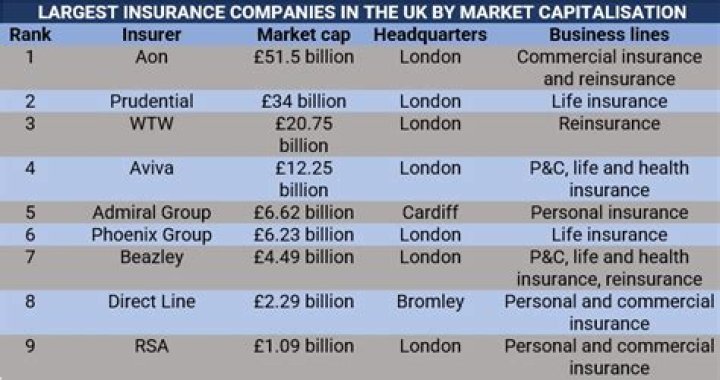 Who governs insurance companies in the UK?