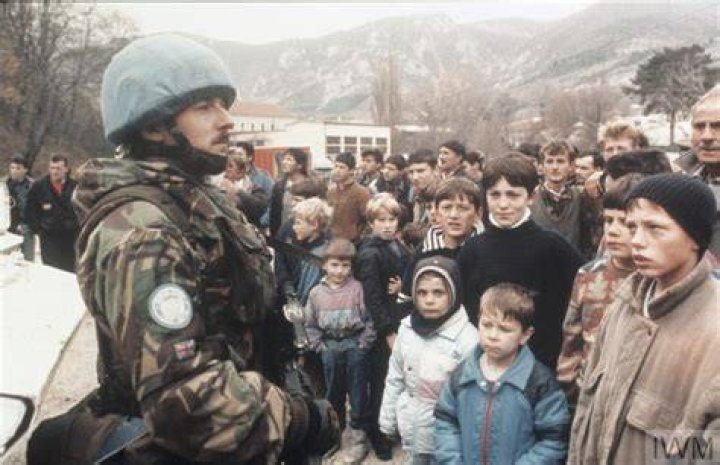 Who helped Bosnia in the war?