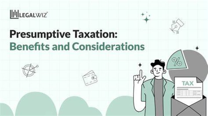 Who is eligible for presumptive taxation?