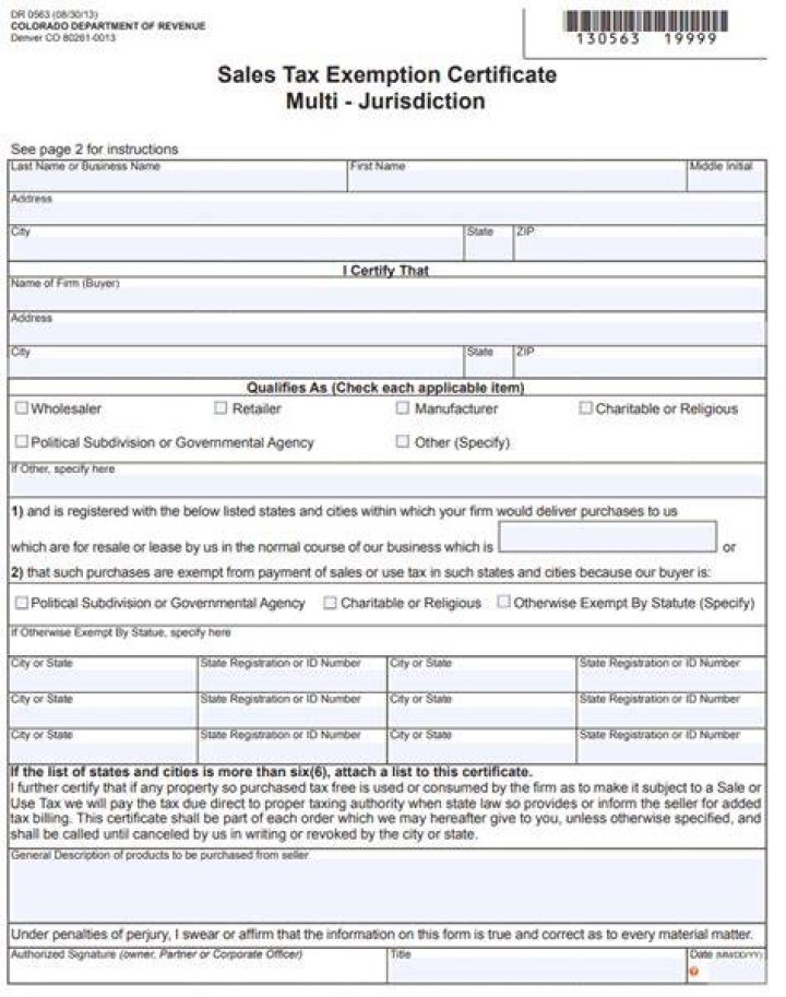 Who is exempt from sales tax in Colorado?