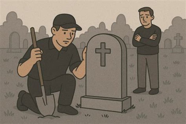 Who is responsible for gravestones?
