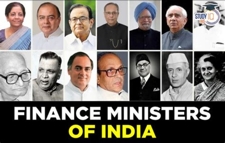 Who is the current finance minister of finance?