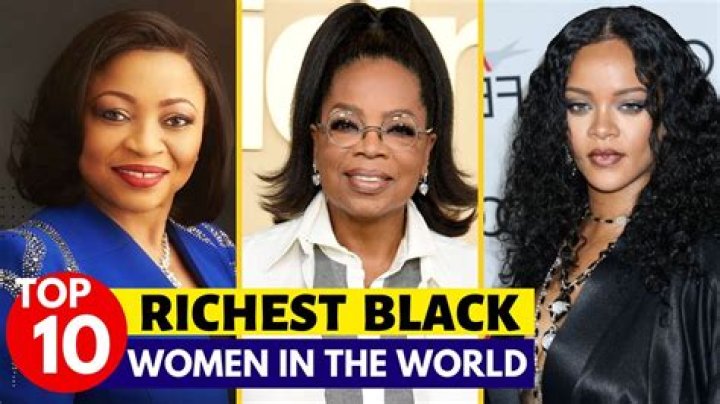Who is the richest black woman in history?