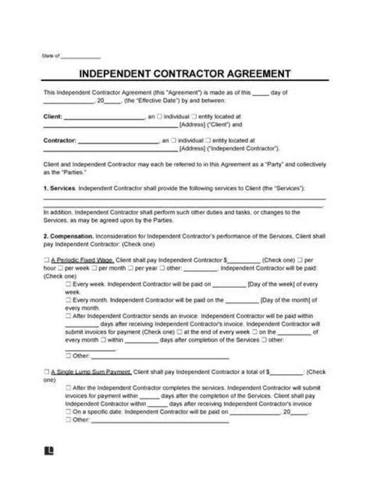 Who is your employer if you are an independent contractor?