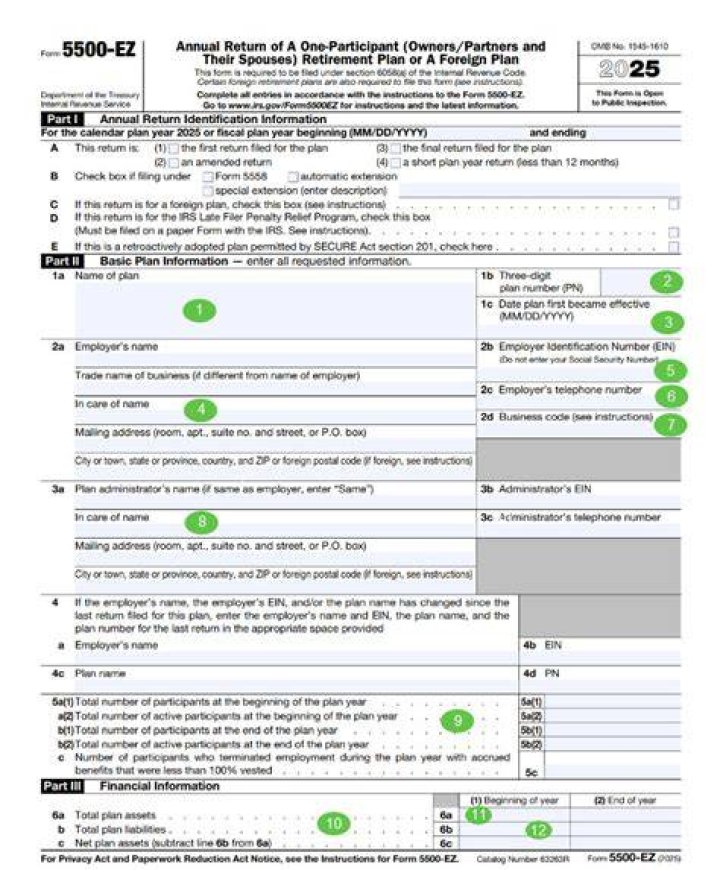 Who Must file Form 5500-EZ?