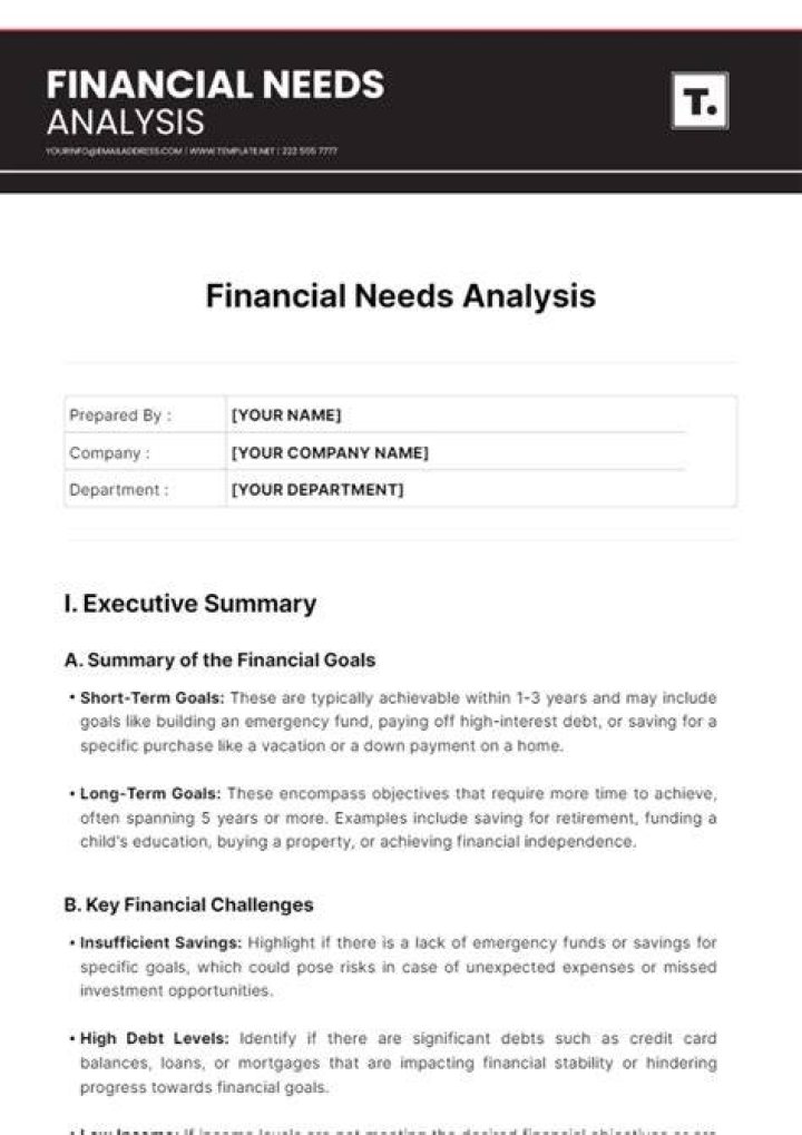 Who needs financial analysis?