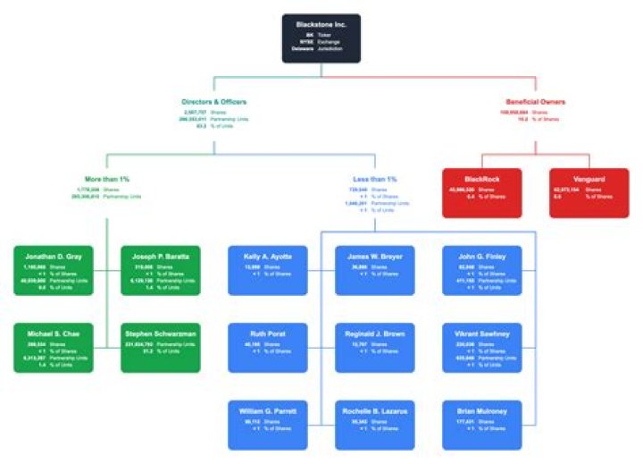 Who owns the Blackstone Group LP?
