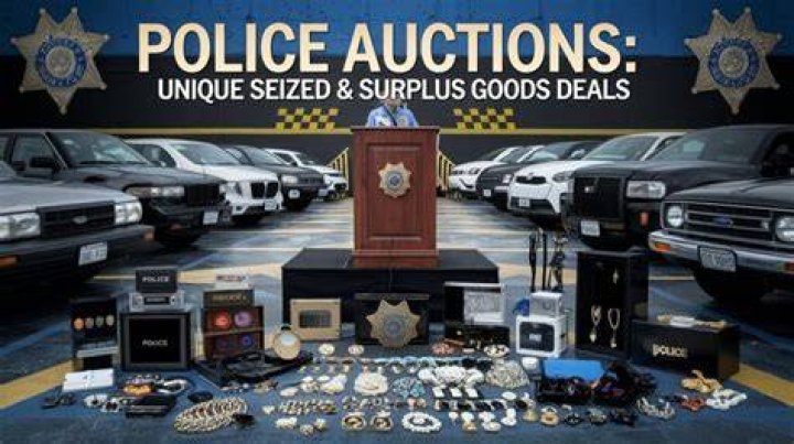 Why are police auctions cheap?