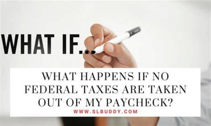 Why are taxes not being taken out of my paycheck?