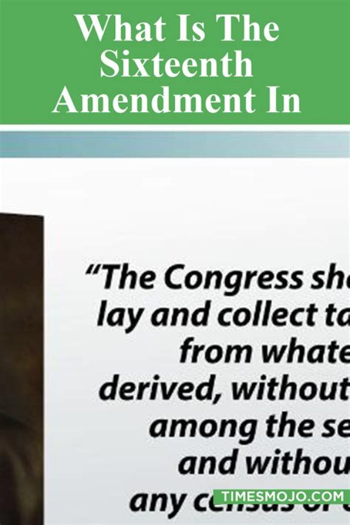 Why did people not like the 16th Amendment?