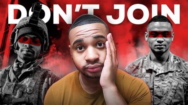 Why do most people not join the military?