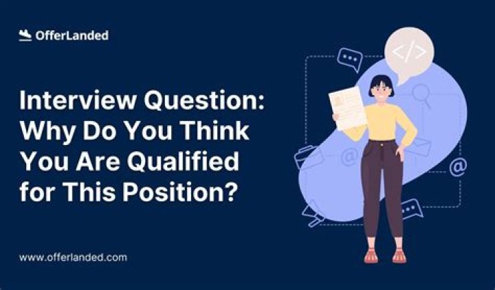 Why do you think you are qualified for this position?