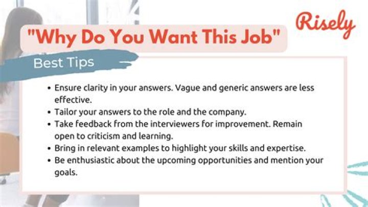 Why do you want to opt for this role?