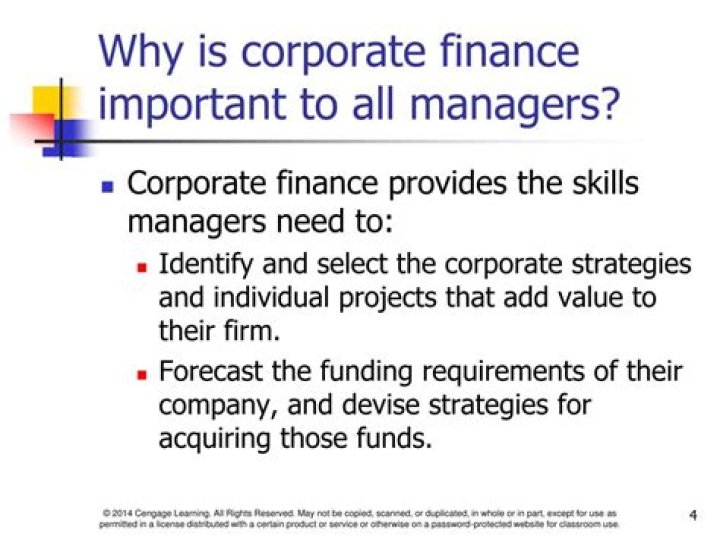 Why is corporate finance important to all managers explain with proper examples?