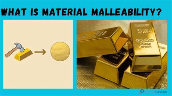 Why is gold highly malleable?