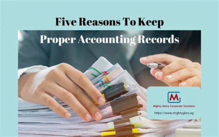 Why is it important to keep proper accounting records?