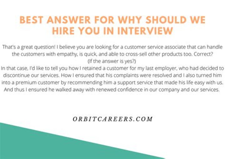 Why should we hire you over qualified applicants?