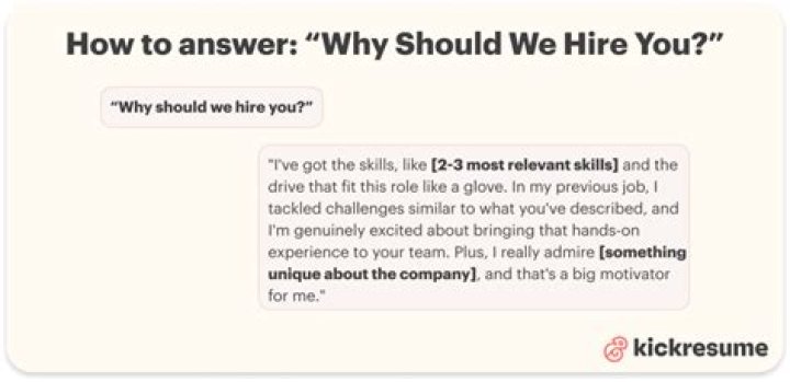 Why should you be given this opportunity?
