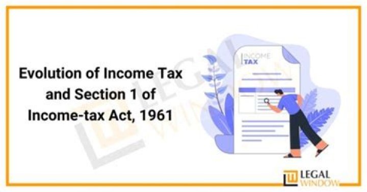 Why was the first income tax introduced?