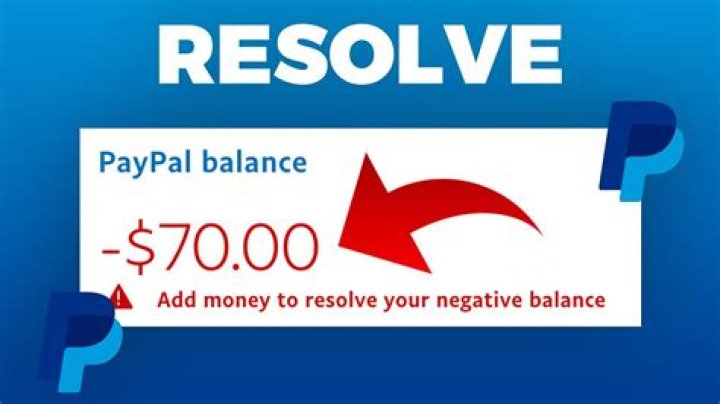 Will PayPal come after you negative balance?